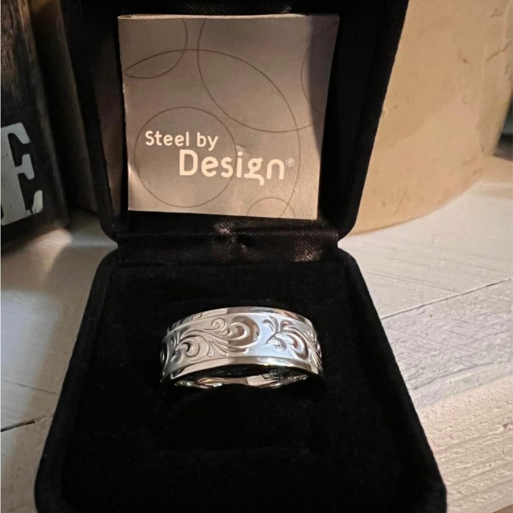 Stainless Steel Band Ring